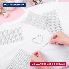 3584 Pcs Silver Rhinestone Stickers, Self Adhesive Gem Stickers 3/4/5/6mm Crysta