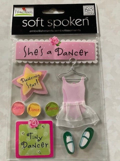 SOFT SPOKEN ME & MY BIG IDEAS 3D STICKERS ELLEN DANCE