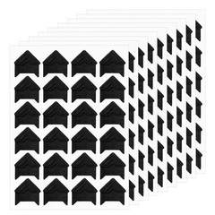 600 Pcs Photo Corner Stickers,Black Scrapbook Photo Corners, Photos Corners S…