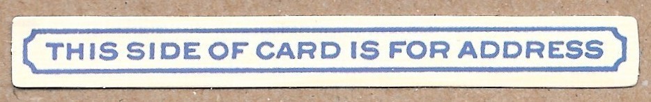 Address Sticker Die Cut Vintage Postcard Mail Decal Scrapbook Supply