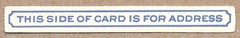Address Sticker Die Cut Vintage Postcard Mail Decal Scrapbook Supply