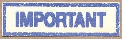 Important Sticker Die Cut Vintage Mail Organizer Planner Decal