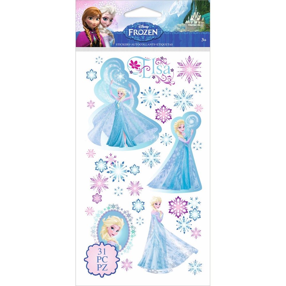 DISNEY FROZEN II STICKERS – ELSA – 3 PKGS