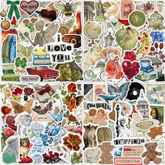 Stickers for Water Bottles 200 Pcs VSCO Sticker Packs Flower and Plant Theme Wat