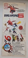 eksuccess BIG HERO 6 Disney stickers, NIP 6 pieces