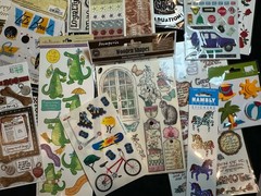 Scrapbooking Stickers Huge LOT of 120 All NEW Packs Variety Cardmaking Stickers