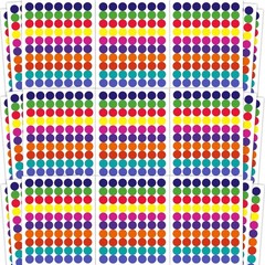 Dot Stickers – 1400 PCS Colored Circle Stickers for Kids | Back to School Sup…
