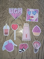 Pink Stickers 100 Stickers Decals Vcso New Girly Lockers Laptop Tumbler Fun Cool