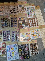Crafter’s Square Huge Lot Scrapbook Card Making Supplies All New