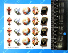 Religious Christian Sticker Sheet