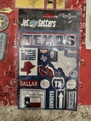 Mixed Brands Texas Western Country Scrapbooking Lot Stickers Brads Paper Metal