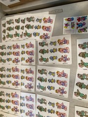 Vintage 1980s Sticker Sheets Post Cereal