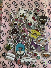 PIPSTICKS 5 Sheets 2023-2024 Puffy Stickers Hello kitty Sheet Stickers Sanrio
