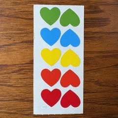 Vtg 80s BJ Sticker Lot Prism Foil Gumball Rainbow Cupcakes Bear Hearts Bugs