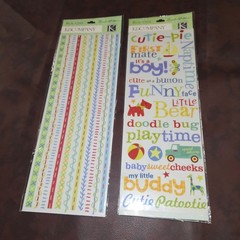 Scrapbook Rub-On Transfers Lot K&Company Me My Big Ideas 20 Packs Mixed Themes