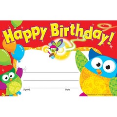 Happy Birthday (Owl-Stars!™) Recognition Awards