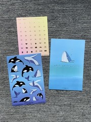 simply gilded Whale Watching Sea Life Planner Deluxe Sticker kit & Deco Set