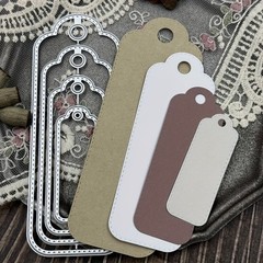 Make Sales Tags Decorative Paper Lists Notes Seals Metal Die Cutting Cut Dies