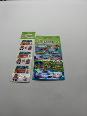 Sandylion Prismatic Transportation Stickers Cars, Planes, Boats & Toys