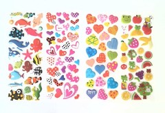 48 Sheet Kids Toddler Girl/Boy Fun Puffy Stickers Pack DIY Stickers Party Favors