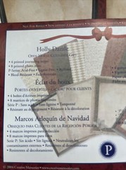 Creative Memories Holly Dazzle Pack, NIP, Sealed, Journal Boxes & Photo Mats