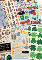 Stickopotamus Sticker 6-Ring Binder Album With 32 Stickers Pages