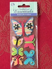 YOU CHOOSE – RARE BEAUTIFUL RETIRED FLORAL FLOWER 3D Stickers – SANDYLION
