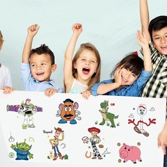 40 Pcs DIY Make a Face Stickers Kit, Cartoon Stickers for Birthday Party Decor
