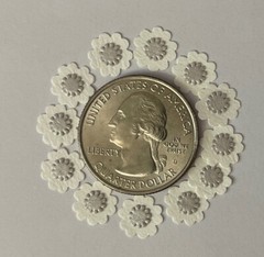 WHITE PETUNIA FLOWER Embellishment(12pc)Jolee’s •Garden•Plant •Spring•Wedding