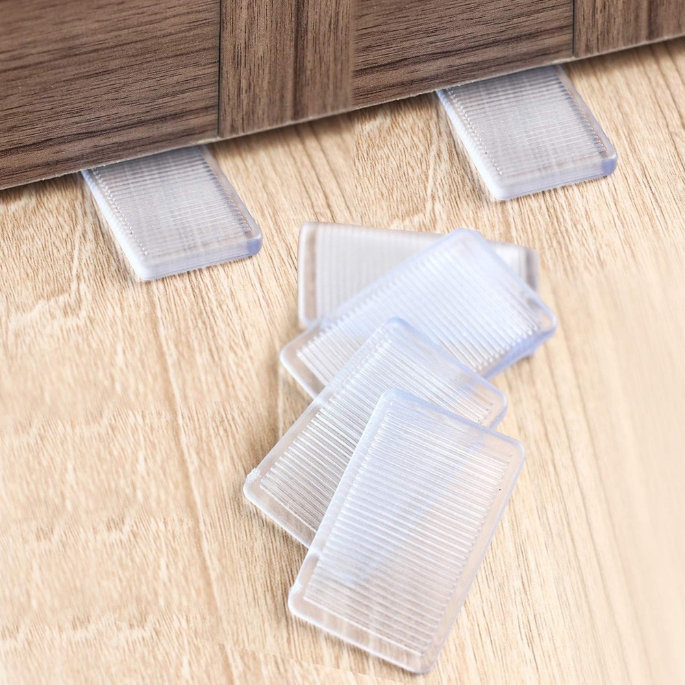 Tahikem 8 Pcs Plastic Clear Table Highest side 0.2in/5mm, – 8