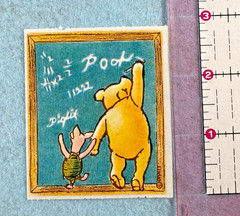 Classic Winnie the pooh stickers eeyore piglet kanga owl rabbit