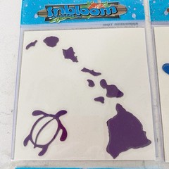 Lot Of 4 Inbloom Stickers Hawaii Hang Loose Turtle New In Package