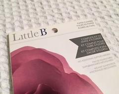 LITTLE B Paper Flowers Petal Kit 2 Kits Bright Mum 100494 Plum Carnation 100485