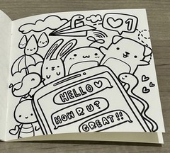 NEW Once More With Love My Little Munchkin Colouring Book OMWL 4 Pages