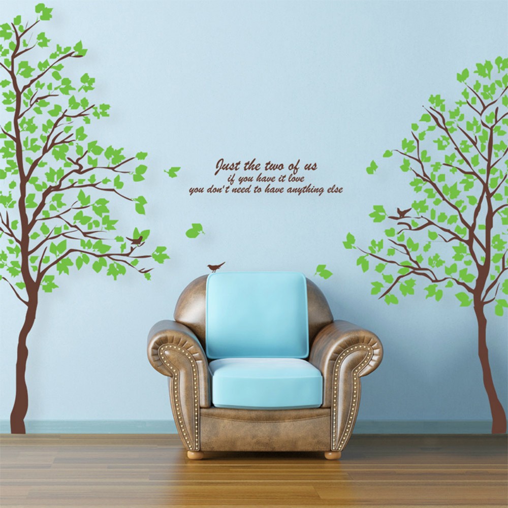 Two in one Tree Wall Decal Decor for Livingroom #SC5