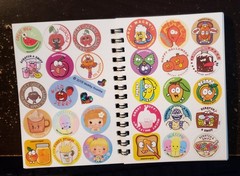 SMALL STICKERBOOK 1 HANDMADE STUCK STICKERS VINTAGE RETRO NEW