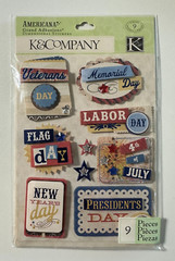 K & Company Dimensional Stickers-Variations-Brenda Walton, Confetti, Happy Tails