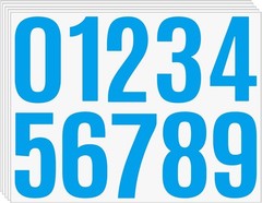 Easy-To-Apply 50PCS Self-Adhesive Number Stickers – Ideal for Outdoor & Indoor