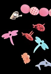 Lot Of 14 Spring Summer Eyelets & Brads Embellishments Scrapbooking Bugs Garden