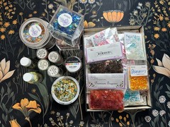 36 piece Lot Buttons Galore Sparkletz Sequin Jewels Embellishment Mixes