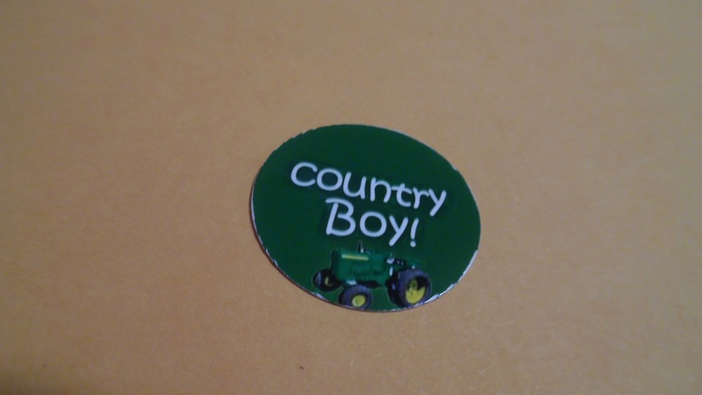Pre Cut One Inch Bottle Cap Images Tractor Country Boy Free Ship