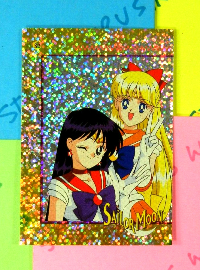 Sailor Moon & Friend Prismatic Trading Card Sticker