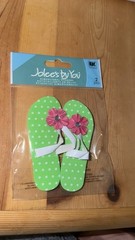 Flip Flops Jolee’s Stickers Scrapbooking Card Journal Embellishment