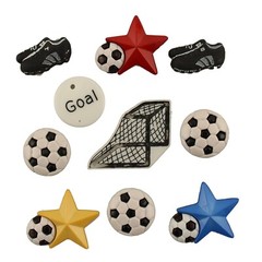 Buttons Galore 50+ Assorted SPORTS Theme Buttons for Sewing & Crafts