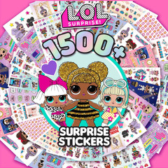 Sticker Book with Large and Small Sizes, Kids Stationary for Water Bottle, Noteb