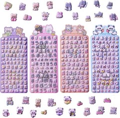 400+ Mini Puffy Stickers 4 Sheets Animals