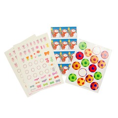 1984 – 1992 VTG Current Hallmark Sticker Sheets Snowman Soccer Ball Easter Xian