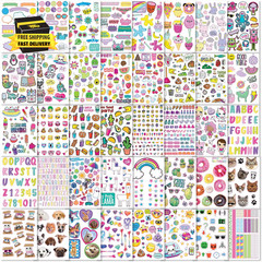 1000+ Ridiculously Cute Stickers for Kids – Fun Craft Stickers for Scrapbooks, P