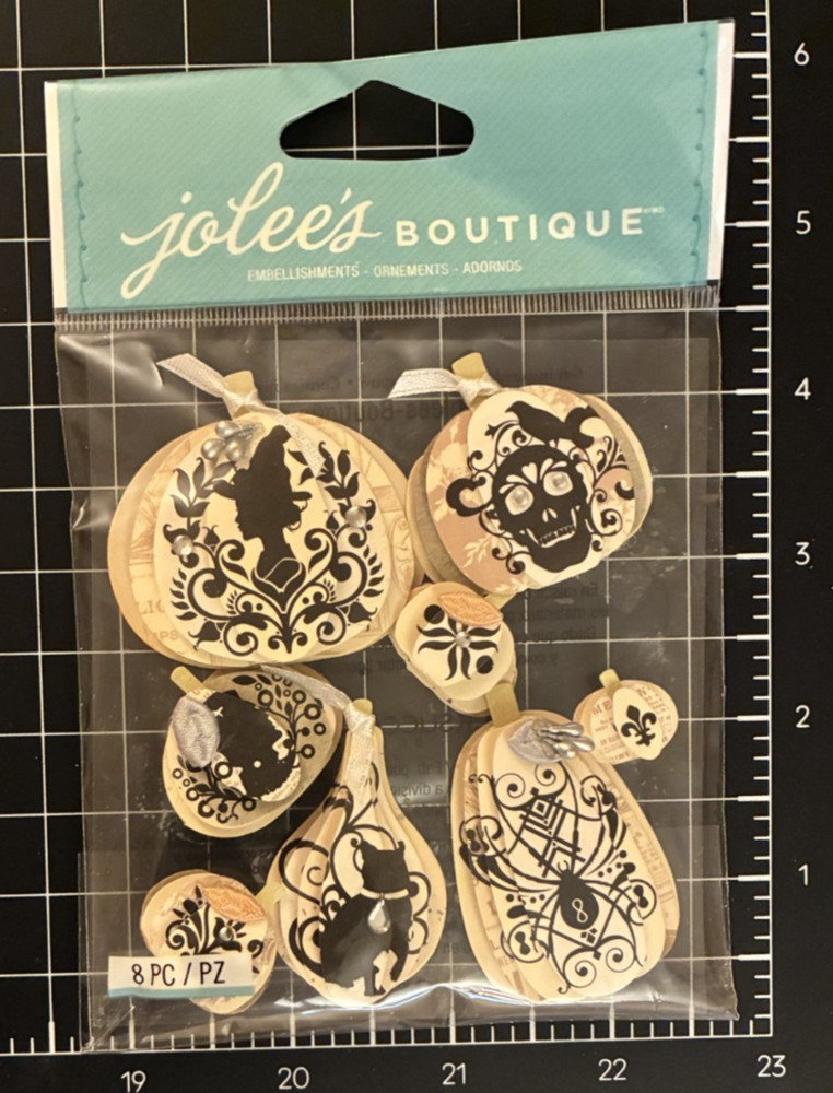 Jolee’s Boutique SILHOUETTE PUMPKINS Embellishments – Item #50-21559 Halloween