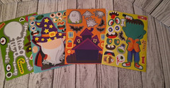 48 Sheet Halloween Stickers Make a Face Sticker for Kids Make Your Own Stickers